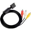 Tideseer Cavo AV PS2 PS3 da 10 pezzi, cavo composito da AV a RCA per Sony Playstation 2 PS2 PS3 (6FT)