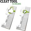 NONE Strumento per tacchette per pedali per bici da strada MTB SPD/KEO Strumento per tacchette per pedali per mountain bike Adattatori per tacchette per scarpe da ciclismo con bloccaggio