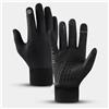 RNO Rich Name Ocean Guanti da ciclismo all'aperto autunno inverno palestra fitness sport corsa touch screen caldo guanti antiscivolo guanti da moto uomo nero