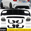 MagicKit Spedizione Gratuita per Mercedes Classe A 12-18 W176 A45 AMG Stile Paraurti Posteriore Diffusore e Punte di Scarico A45 Spoiler Posteriore
