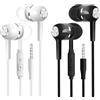 VIKEFON Auricolare cablato da 3,5 mm Auricolare in-ear HIFI Auricolari per bassi pesanti Monitor Cuffie sportive Cuffie da gioco per musica stereo con microfono