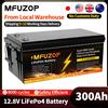 MFUZOP Batteria al litio MFUZOP 12V 300Ah LiFePO4 3840Wh con supporto BMS 200A migliorato in serie/connessione parallela