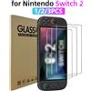 NONE 1/2/3PCS Vetro Temperato per Switch Nintendo 2 Protezione Dello Schermo Trasparente HD Trasparente Anti-Graffio Protezione Dello Schermo Accessori