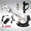 NONE Attuatore Lineare Telescopico Mini 3-24V 3XLR con Meccanismo a Movimento Alternato, Motore con Corsa di 65mm e Connettore