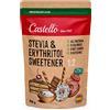 Castello since 1907 Dolcificante Stevia + Eritritolo 1:2 850 g | 1g = 2g zucchero | Sostituto dello Zucchero con gusto 100% Naturale - 0 calorie - 0 Indice Glicemico - Keto e Paleo - 0 Carboidrati