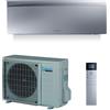Daikin Climatizzatore Condizionatore Daikin Emura 3 9000 btu FTXJ25AS RXJ25A colore silver wifi incluso