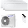 Samsung Climatizzatore Samsung Trial Split Inverter Cebu S2 9000+9000+12000 BTU, AJ068TXJ3KG, Wi-Fi Integrato