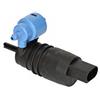 HELLA 8TW 005 206-031 Pompa acqua lavaggio, Pulizia cristalli, 12V, elettrico, Doppia pompa, 2bar, Portata 60l/h