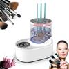 BNOYONERAS Elettrico per Pulisci Pennelli Make Up Trucco Pennello Organizer Macchina Veloce e Automatico Detergente per Trucco Pennelli Centrifuga Automatica Pulitore per Tutti Trucco Pennelli