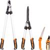 Outsunny Set da Giardinaggio 4 Pezzi con Cesoie, Troncarami, Forbici da Potatura e Seghetto Pieghevole | Aosom Italy