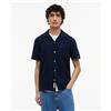 Tommy Jeans Camicia a maniche corte in misto lino, vestibilità regolare Uomo