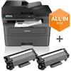 BROTHER MFC-L2827DWXL stampante Laser BOX 2 TONER INCLUSI