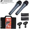 SENNHEISER E KIT 2 ( 2 E835 +2supporti) 2 microfoni palmari per voce + supporti