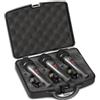 WHARFEDALE PRO DM 5.0 S 3 PACK - 3 microfoni per voce + valigietta e pinze NUOVO