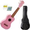 EKO UKU SOPRANO PINK ukulele in tiglio + custodia accordatore corde di ricambio