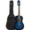 EKO CS-2 (blue burst) chitarra classica 1/2 piccola per bambini scuola NUOVA