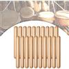 20x Bastoncini ritmici in legno Claves Percussioni musicali per bambini