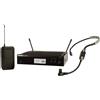 SHURE BLX14RE-SM35 sistema microfonico wireless archetto per animatori ed eventi