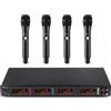 POWER DYNAMICS PD504H sistema UHF + 4 microfoni palmari wireless
