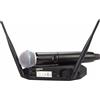 SHURE GLXD24+/BETA 58 sistema microfonico radiomicrofono wireless doppia banda