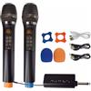 KARMA VOICE 2M set di 2 microfoni senza fili wireless per karaoke con ricevitore