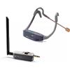 JTS R-2/HW-2 sistema microfonico headset con ricevitore wireless miniaturizzato