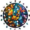 Iconic Puzzles - Farfalle Magiche, puzzle in legno 100% sostenibile,