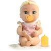 BE LOVED BABIES Gaby, Bambola Realistica, Ha una Pelle Morbida e Include un Ciuccio e un Biberon, Totalmente Articolato, Giocattolo per Bambini dai 18 Mesi in su