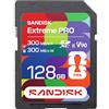 SANDISK Scheda SD UHS-II FIFA World Cup 2026 Edition da 128 GB (velocità di lettura e scrittura fino a 300 MB/s, V90, 8K, L'app desktop SANDISK Memory Zone)