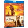 2 Blu-ray IL RE LEONE + MUFASA Disney live action 2 film collection box nuovo