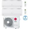 Lg Climatizzatore Condizionatore LG Dualcool Libero Smart R32 Wifi Dual Split Dual Inverter 12000 + 12000 BTU con U.E. MU4R25 Classe A++/A+ NOVITÀ 2026