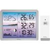 techno line WS6520 Stazione meteo con display a colori, orologio radiocomandato, visualizzazione della temperatura, avviso di muffa, tendenze, previsioni, animazioni - Tutto quello che puoi immaginare