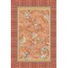 Bassetti Plaid Pallanza O1 in cotone makò satin di colore arancione, dimensioni: 240 x 250 cm, 9324126