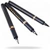 Bewinner Penna a sfera con inchiostro in 3 misure, colore nero, shodo, giapponese, cinese, per principianti, scrittura e firma, illustrazione, design (3 pezzi)