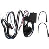AKLOSIPY Kit Cablaggio Moto, Connettore 300W 16 AWG con Interruttore Wireless per Faretto Moto e Impianto Elettrico