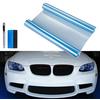 NewL - Pellicola autoadesiva oscurante per faro antinebbia posteriore auto, rivestimento adesivo effetto fumè in vinile per fendinebbia posteriore - 30,5 x 122 cm (Azzurro)