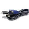Trendnet Cavo KVM - USB / VGA - 4,50 metri - TK-CU15 [TK-CU15]