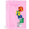 Favini Carta in risma colorata Favini 500 fogli A4 80gr lecirque rosa pastello [A71S504]