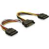Delock I/O Adapter DELOCK SATA-St.2x SATA-Bu. 0,15m [60105]