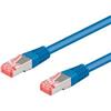 Noname Patch Cable RJ45 S/FTP Cat6 0,50m blau PIMF