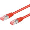 Noname Patch Cable RJ45 S/FTP Cat6 0,50m red PIMF