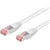 Noname Patch Cavo RJ45 S/FTP Cat6 0,50m white PIMF [93501]