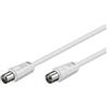 Noname Cavo antenna St/Bu 2,50m, bianco bulk [11511]
