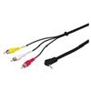 Noname Cavo Audio 3,5mm stereo - 3x Cinch St/St 1,50m [--]