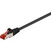 Noname Cavo RJ45 S/FTP Cat6 0,25m schwarz PIMF