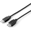 Equip USB Cable Equip USB2.0 Typ A - Typ A St/Bu 5,00m black [128852]