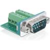 Delock Adapter Delock Terminalblock 10pin -> D-Sub9 St [65269]