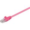 Intellinet Cavo di rete Patch CCA Cat. 5e Rosa UTP 1 mt