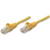 Intellinet Cavo di rete Patch in Rame Cat. 5e Giallo UTP 0,3 mt