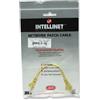 Intellinet Cavo di rete Patch in Rame Cat. 5e Giallo UTP 0,5 mt